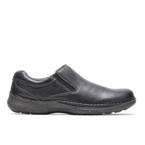 Black Leather Hushpuppies Factory Outlet Lunar II | AYS346018