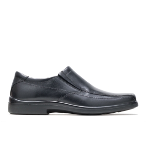 Black Leather Hushpuppies Factory Outlet Rainmaker | TAP268507