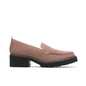 Coral Blush Suede Hushpuppies Factory Outlet Lucy Loafer | SUW735104