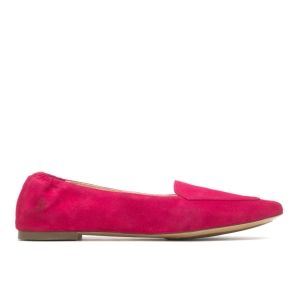 Dark Magenta Suede Hushpuppies Factory Outlet Hazel Pointe Flat | PBC647825