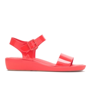 Fiesta Red Hushpuppies Factory Outlet Brite Jells Quarter Strap Sandal | QYH021839