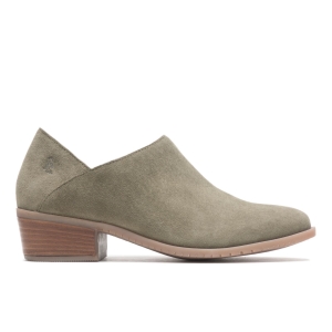 Olive Suede Hushpuppies Factory Outlet Sienna Shootie | CYR075361