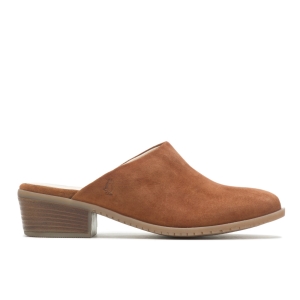 Rust Tan Suede Hushpuppies Factory Outlet Sienna Mule | FEL807349