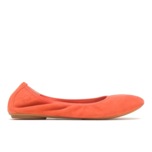 Tiger Orange Suede Hushpuppies Factory Outlet Chaste Ballet Flat 2 | EKT785209