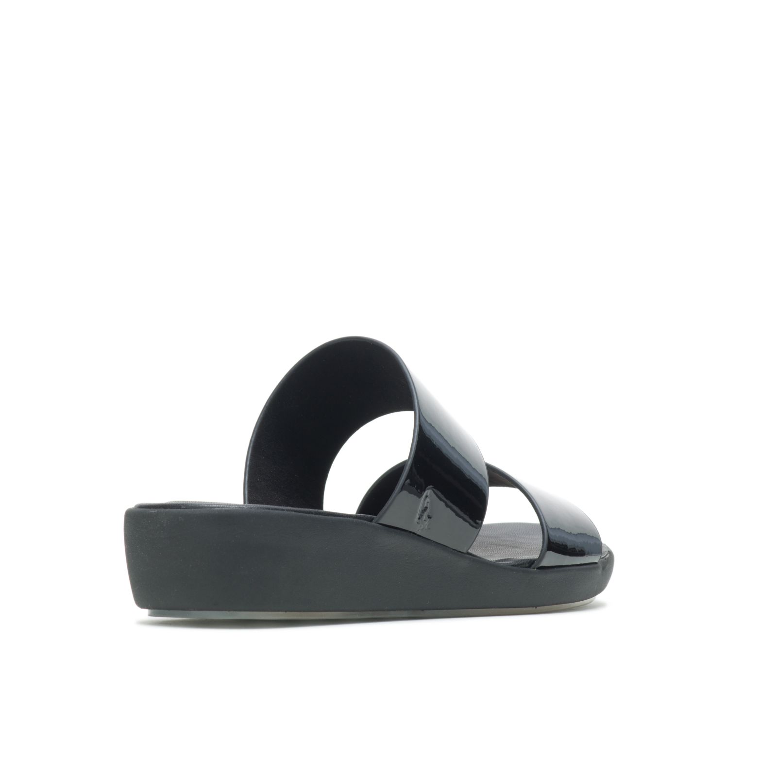 Black Hushpuppies Factory Outlet Brite Jells Sandal | WVO519674