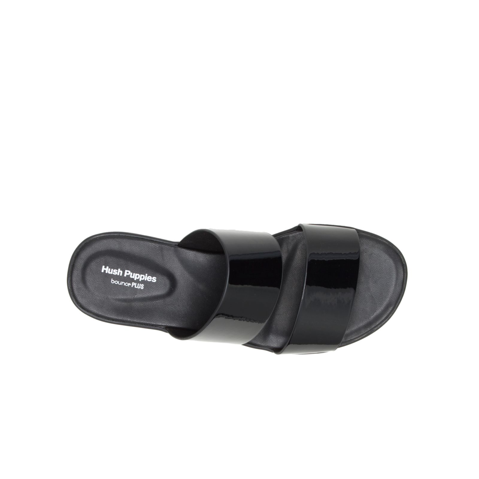 Black Hushpuppies Factory Outlet Brite Jells Sandal | WVO519674