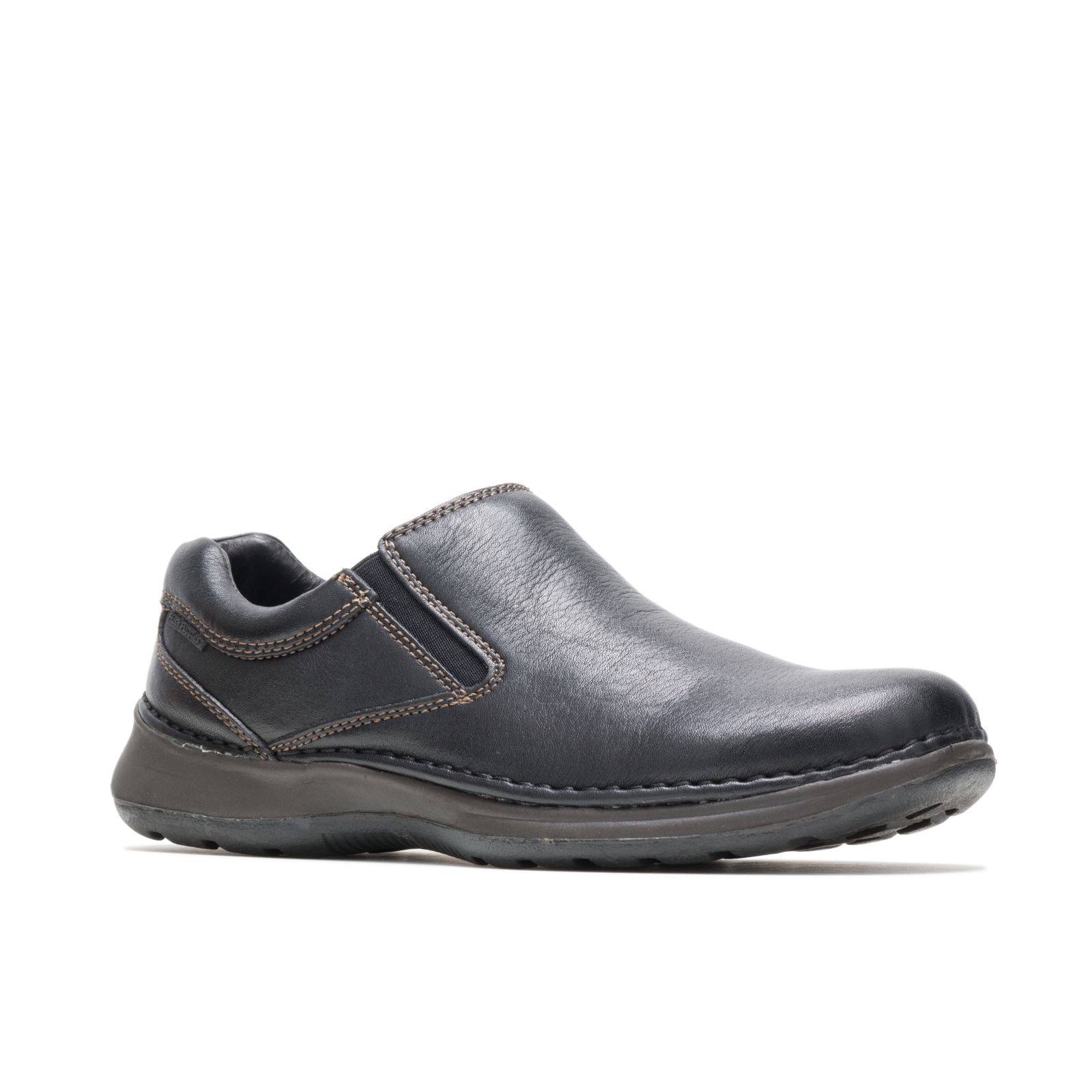 Black Leather Hushpuppies Factory Outlet Lunar II | AYS346018