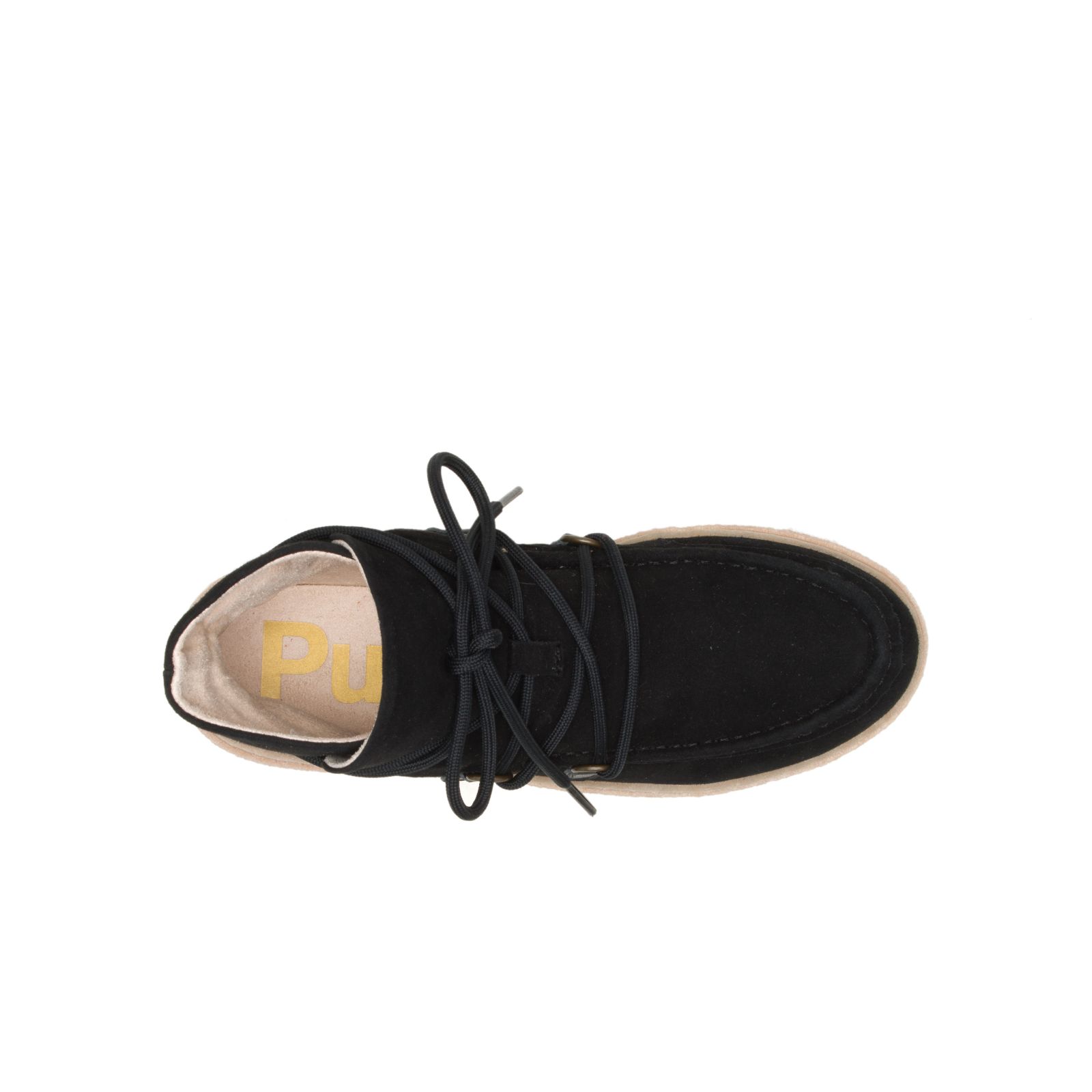 Bold Black Suede Hushpuppies Factory Outlet Bridget Chukka Lace | MJY270186