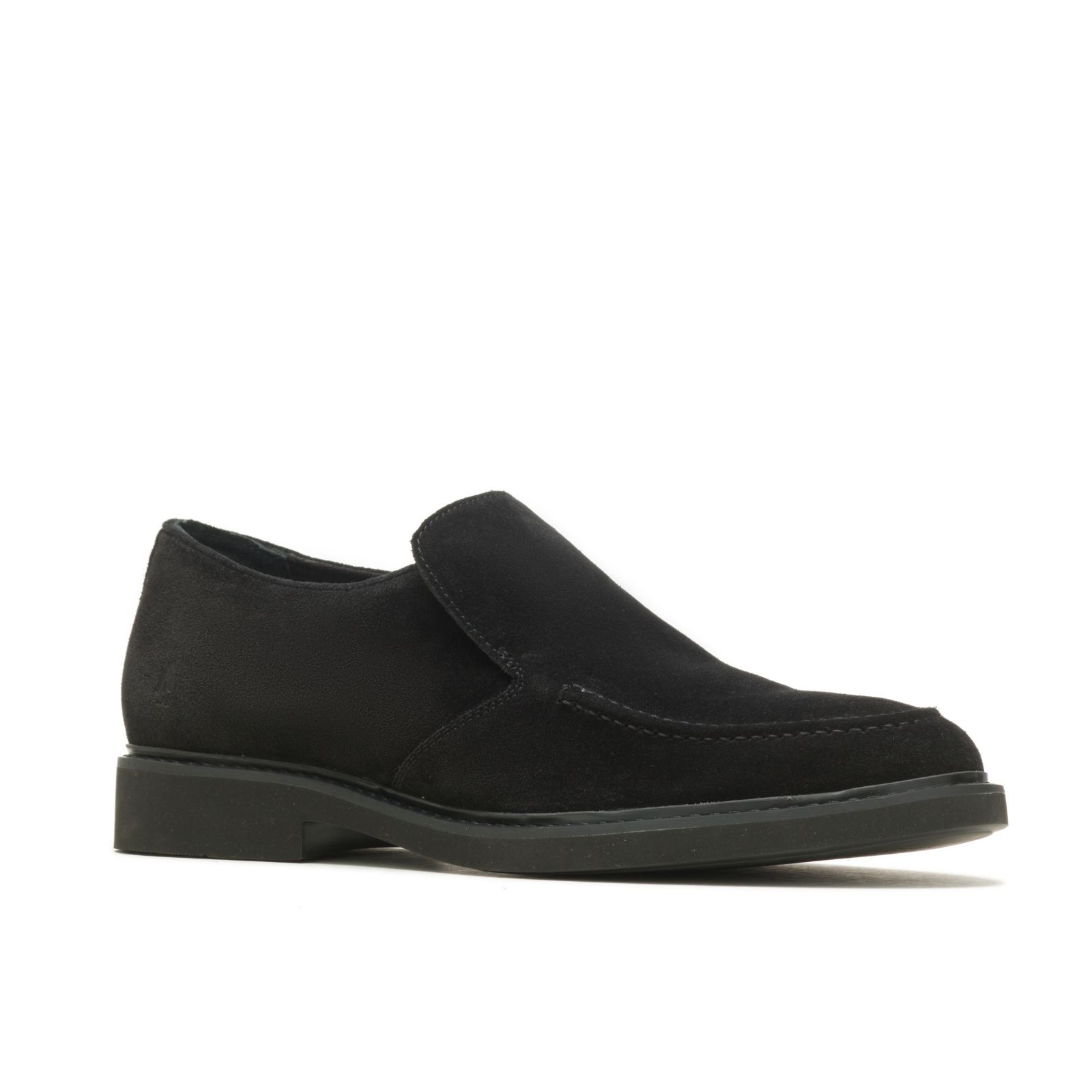 Bold Black Suede Hushpuppies Factory Outlet Earl Loafer | NDS258941