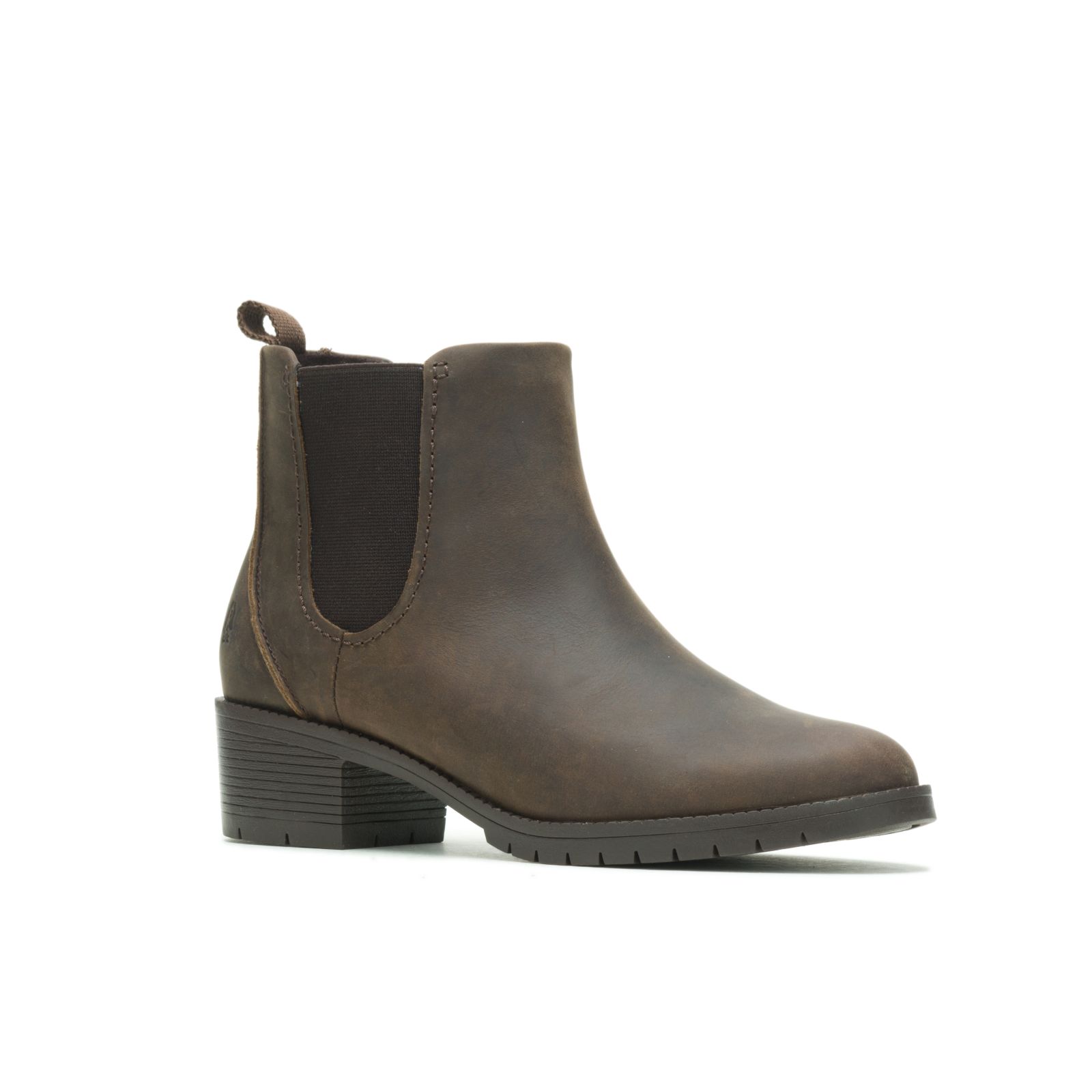 Brown Leather Hushpuppies Factory Outlet Hadley Chelsea Boot | JIK764159