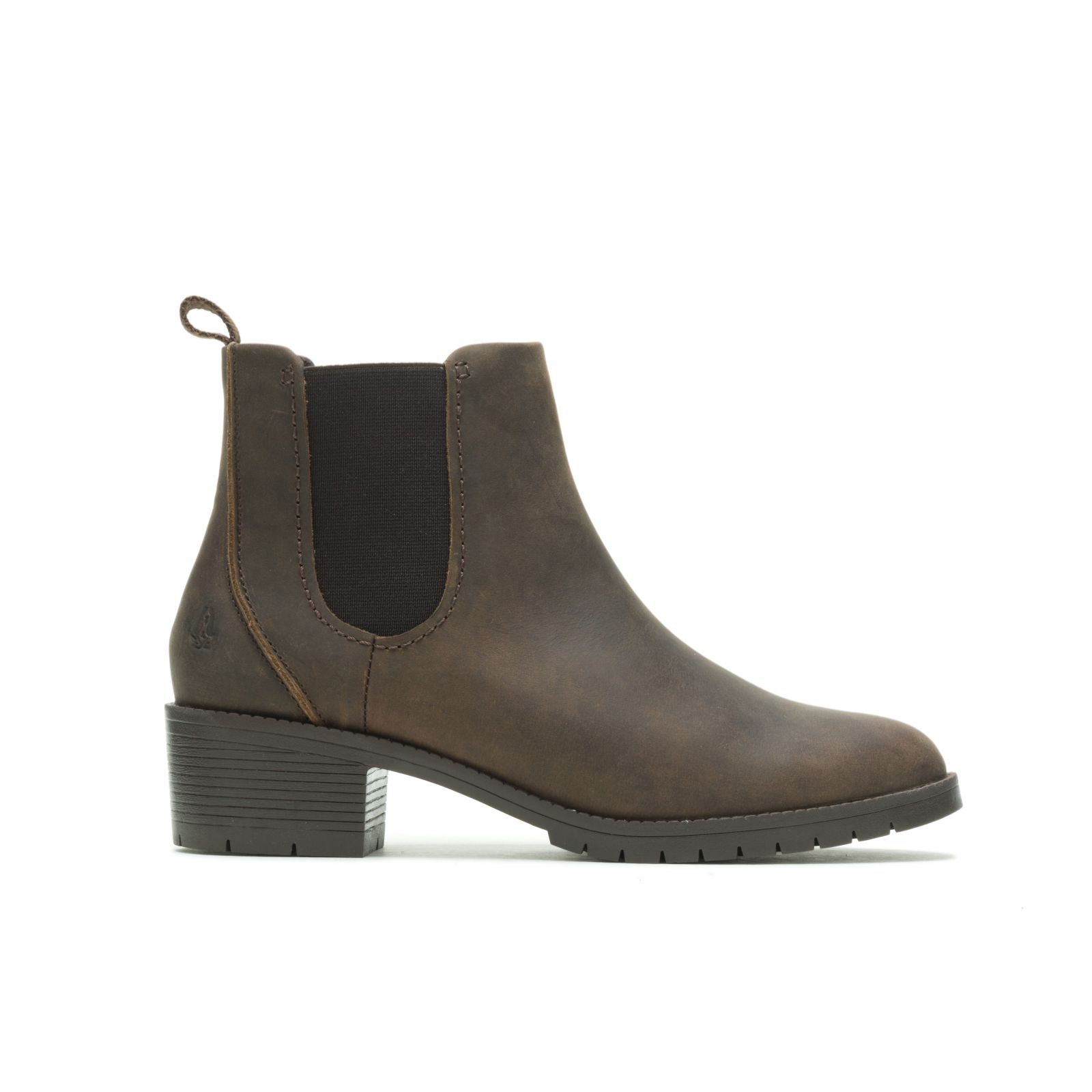 Brown Leather Hushpuppies Factory Outlet Hadley Chelsea Boot | JIK764159