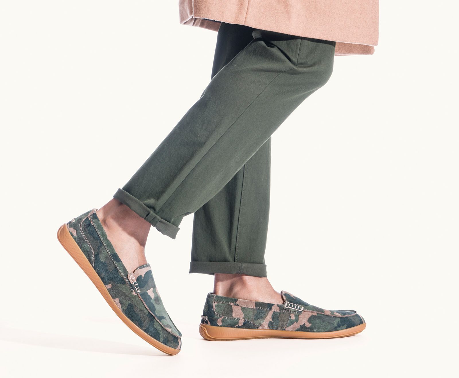 Camo Suede Hushpuppies Factory Outlet Finley Loafer | OYD620317