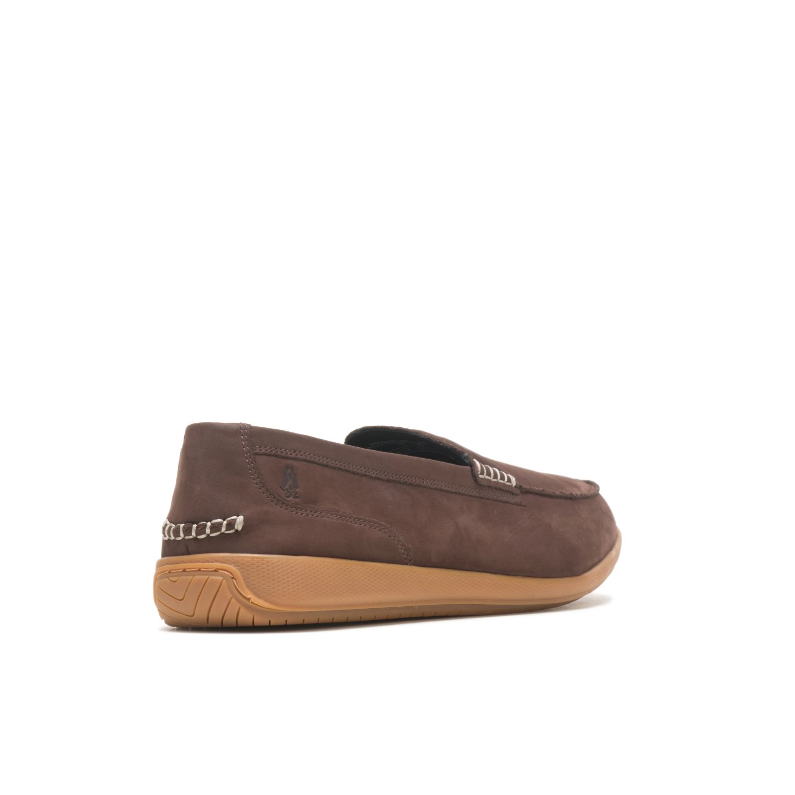 Dark Brown Nubuck Hushpuppies Factory Outlet Finley Loafer | UKX295103