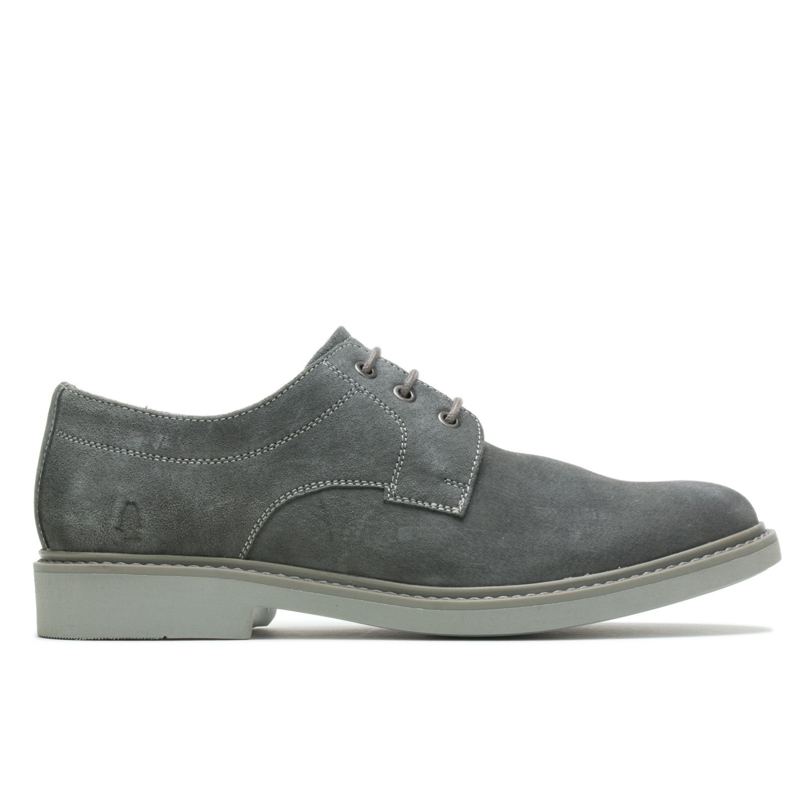 Dark Grey Suede Hushpuppies Factory Outlet Detroit Plain Toe Oxford | QZR952104