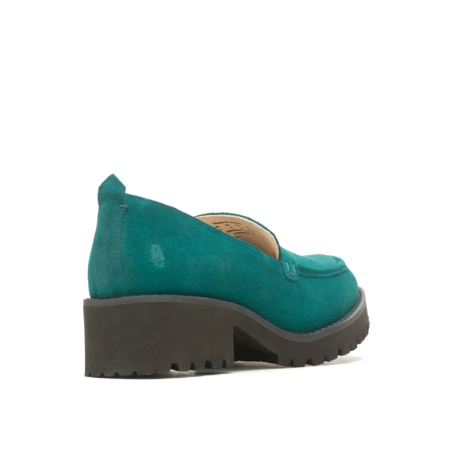 Deep Teal Suede Hushpuppies Factory Outlet Lucy Loafer | VWS029417