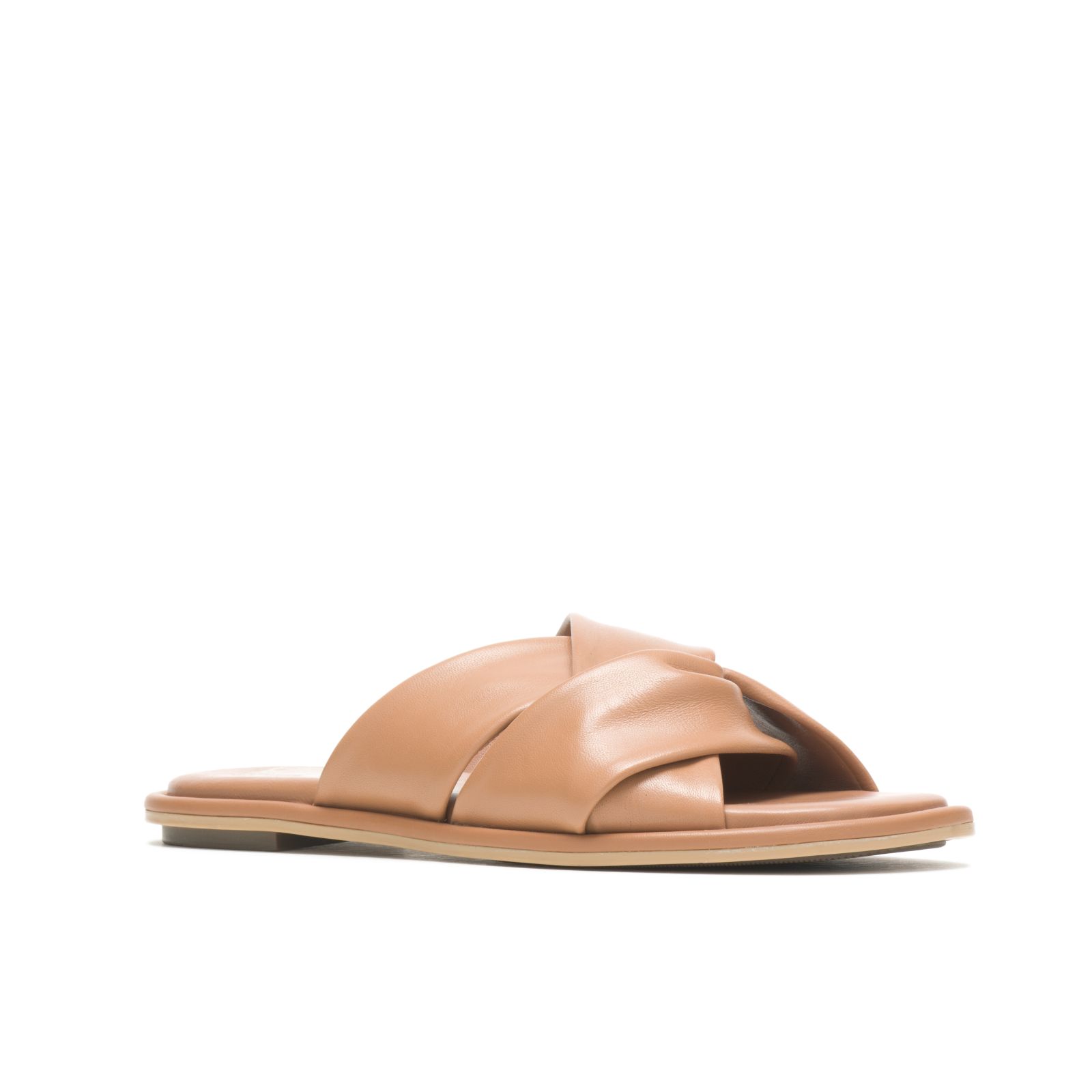 Desert Tan Leather Hushpuppies Factory Outlet Emily Slide | UAE062837