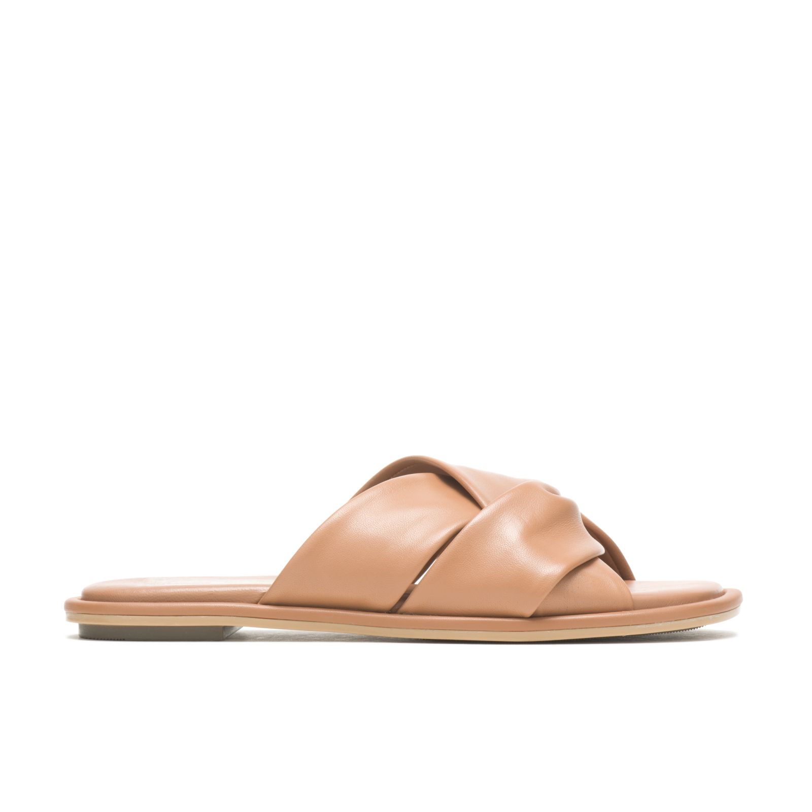 Desert Tan Leather Hushpuppies Factory Outlet Emily Slide | UAE062837