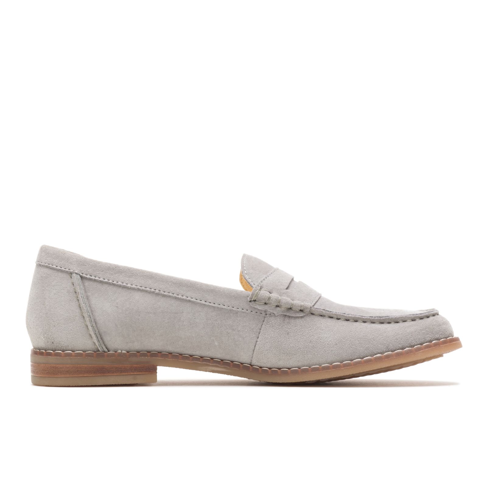 Frost Grey Suede Hushpuppies Factory Outlet Wren Loafer | OTZ735419