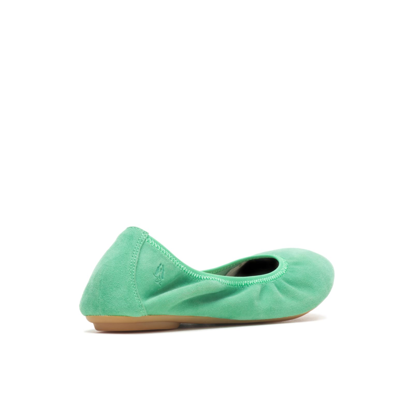 Jade Green Suede Hushpuppies Factory Outlet Chaste Ballet Flat 2 | TCN197302