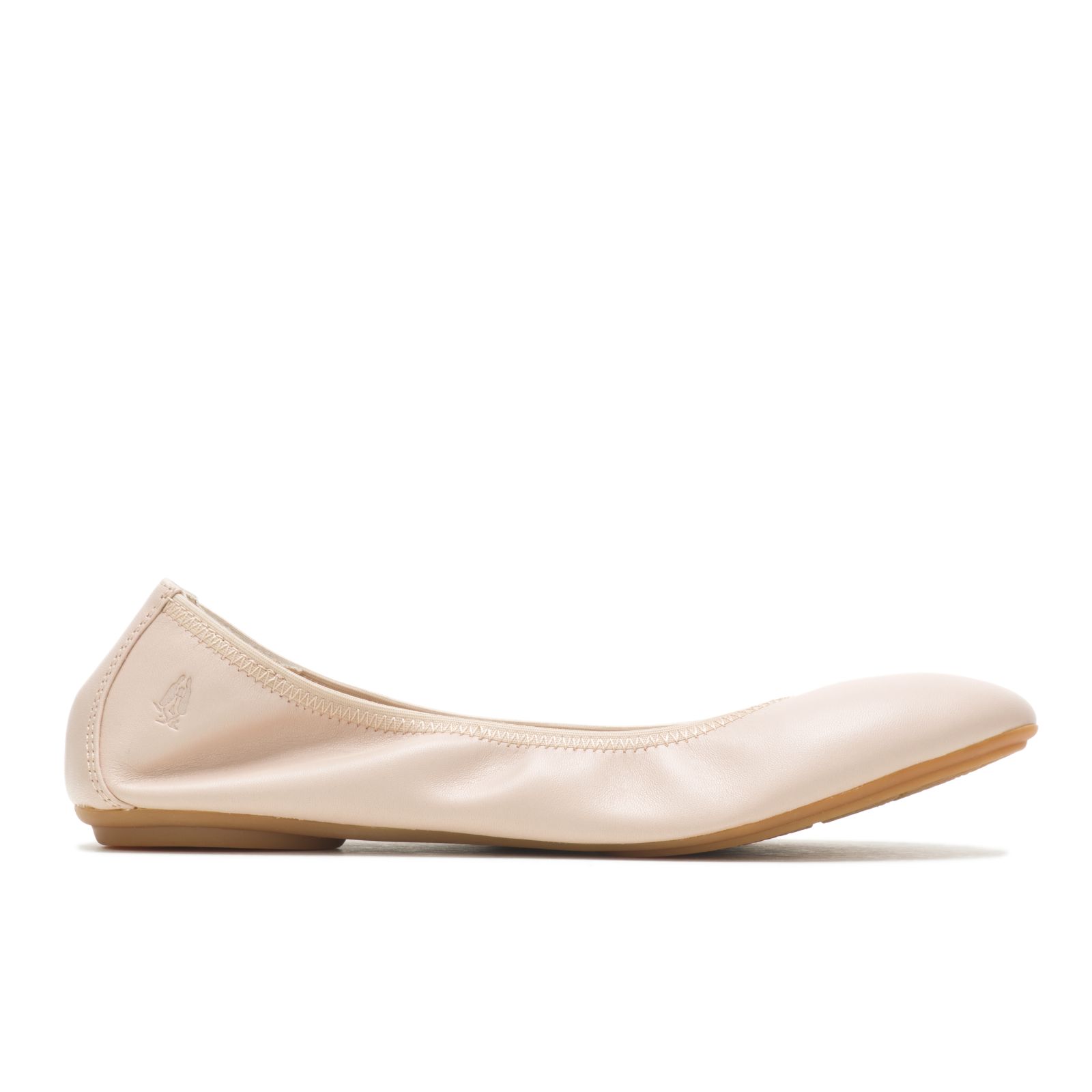 Light Taupe Leather Hushpuppies Factory Outlet Chaste Ballet Flat 2 | SRI506923