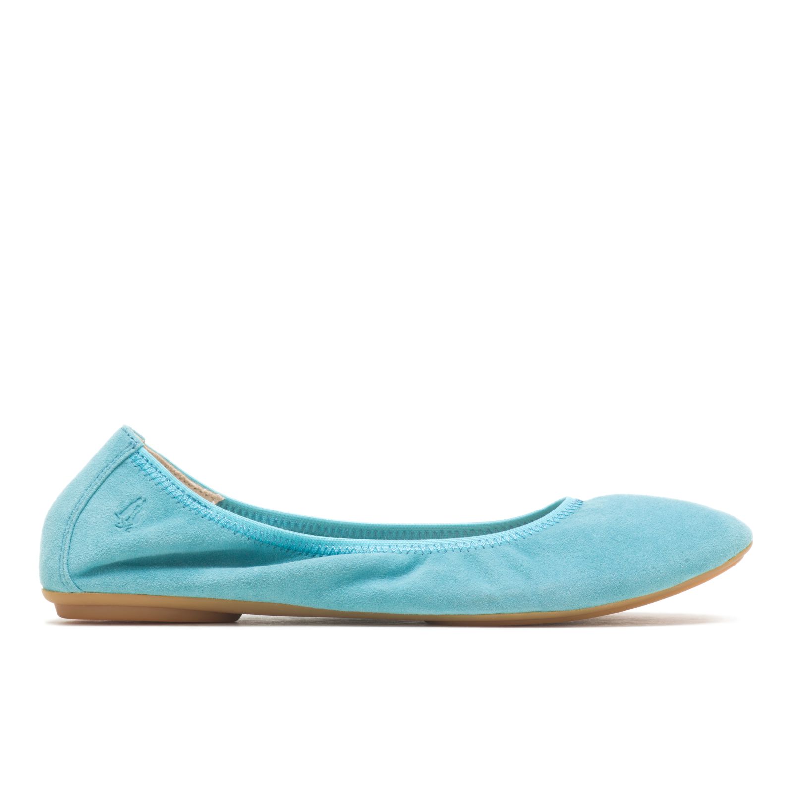 Maui Blue Suede Hushpuppies Factory Outlet Chaste Ballet Flat 2 | XBS423798