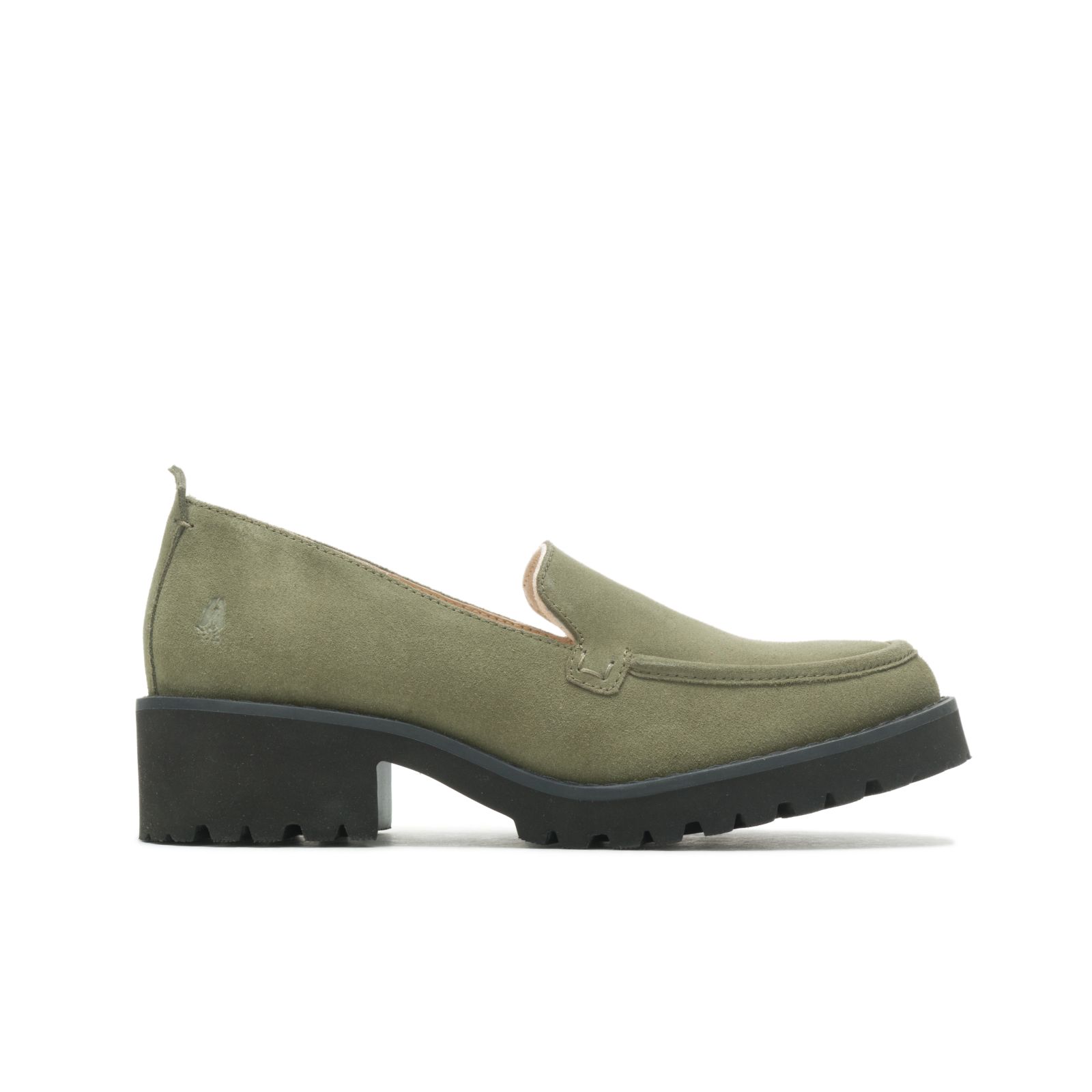 Olive Suede Hushpuppies Factory Outlet Lucy Loafer | NZE735694