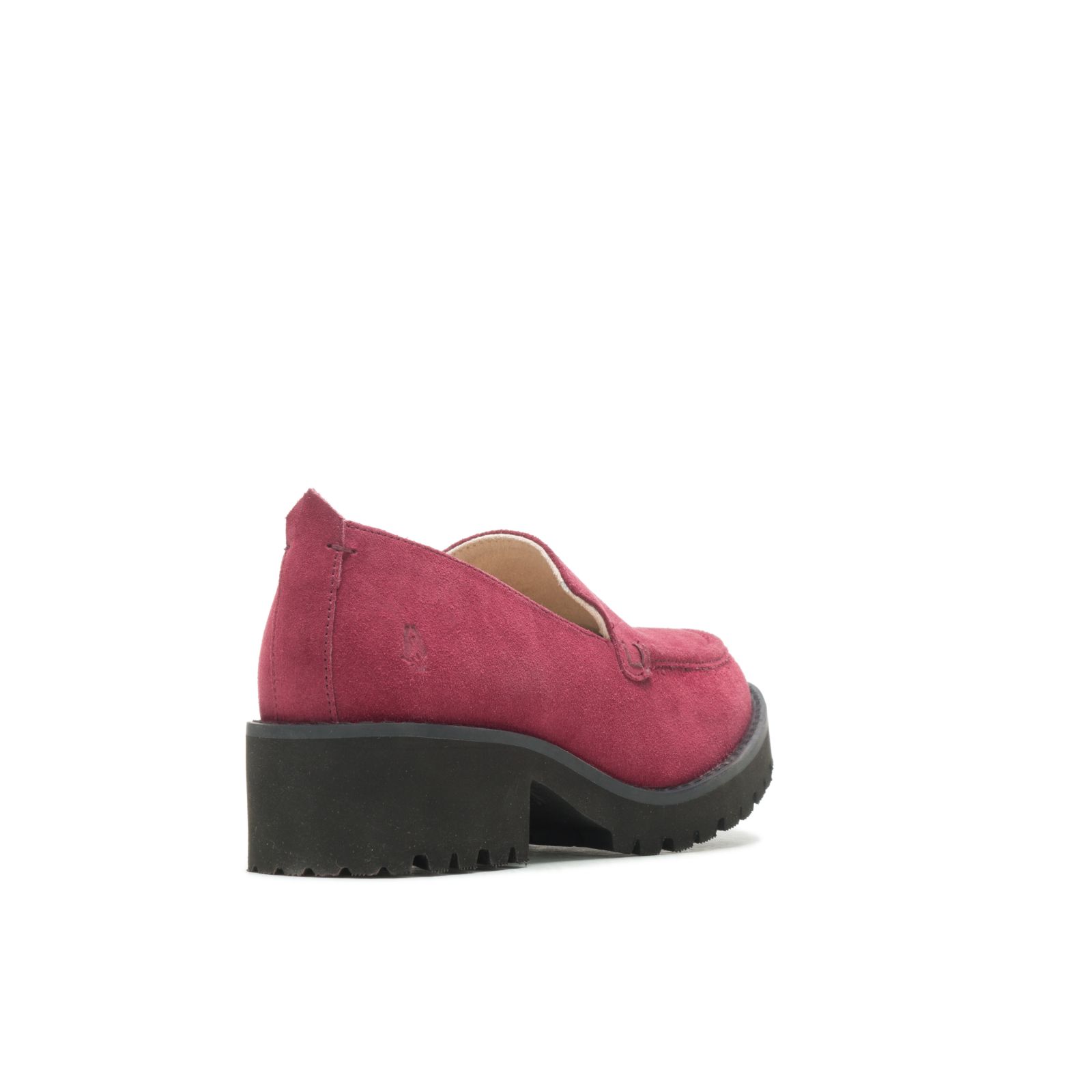 Rhubarb Red Suede Hushpuppies Factory Outlet Lucy Loafer | ILT783254