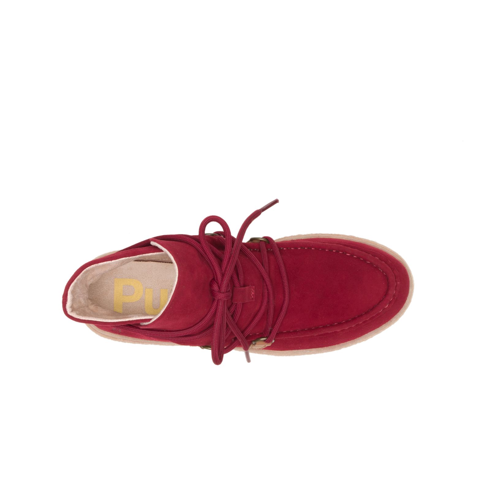 Rhubarb Red Suede Hushpuppies Factory Outlet Bridget Chukka Lace | OCM349705