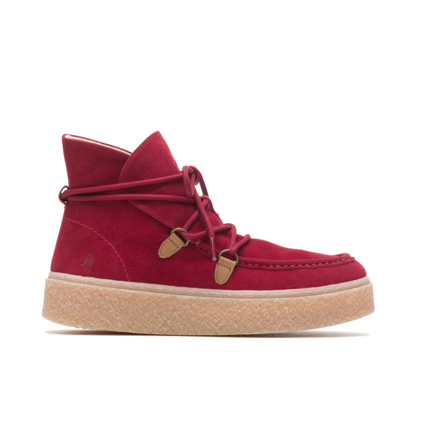 Rhubarb Red Suede Hushpuppies Factory Outlet Bridget Chukka Lace | OCM349705