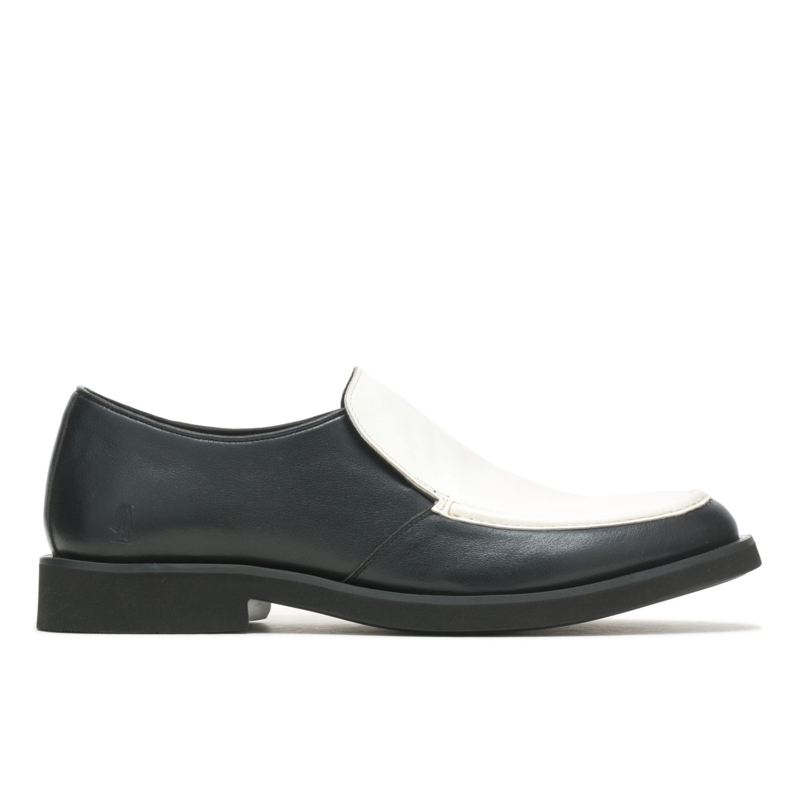 Showtime Black/White Hushpuppies Factory Outlet Elvis Slip-On | VGM490267