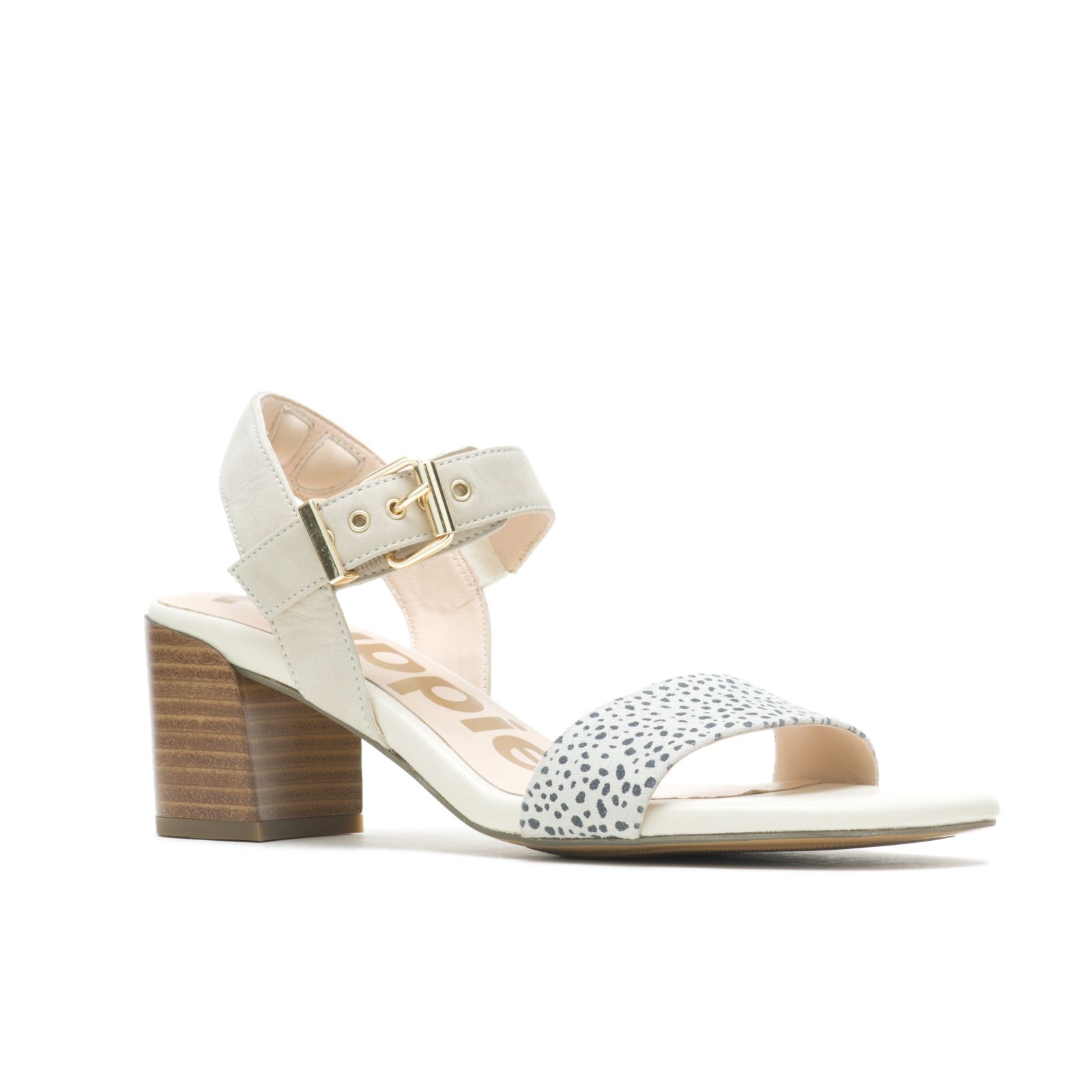 Snow Leopard Nubuck Hushpuppies Factory Outlet Leila Quarter Strap Sandal | HSX160432