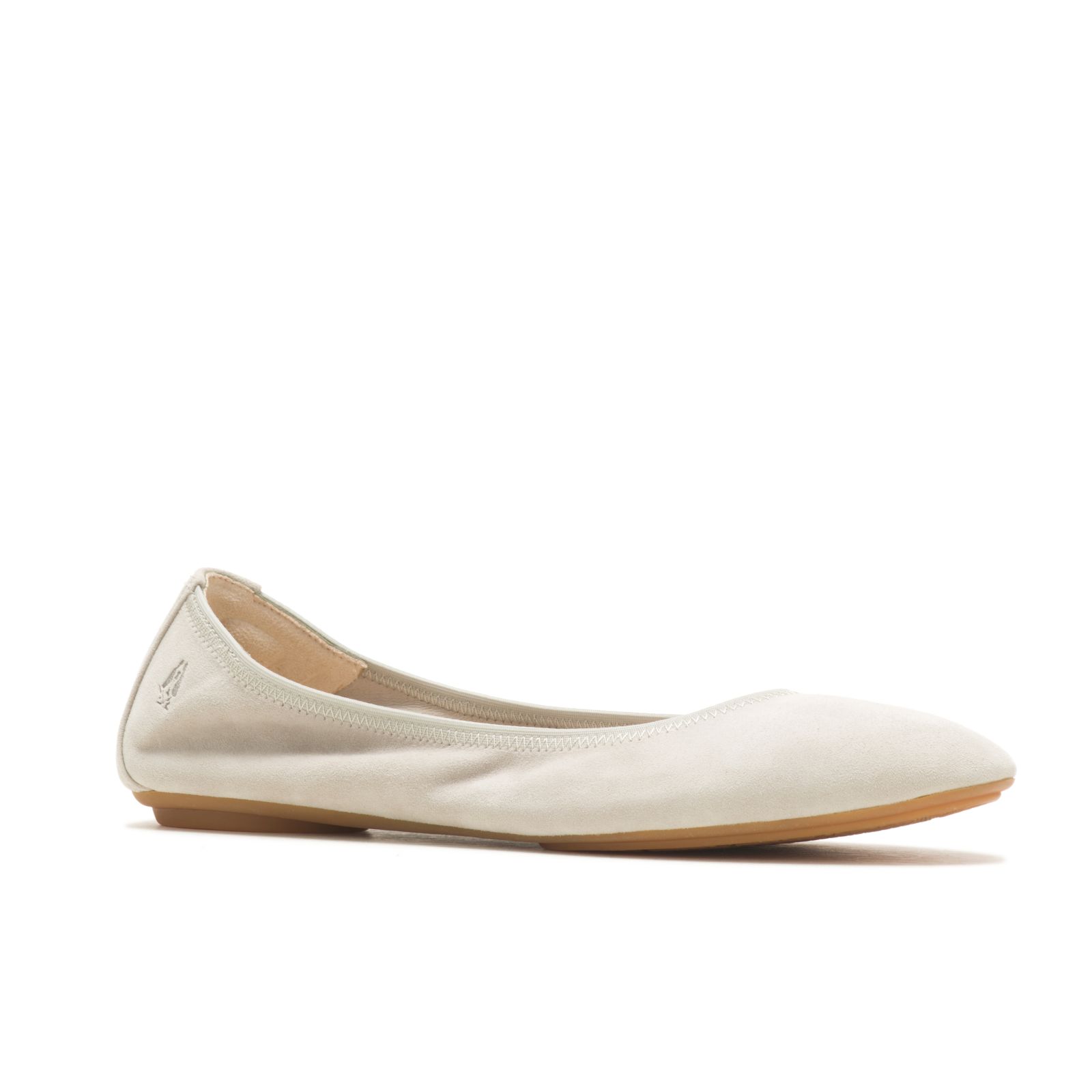 Soft Grey Suede Hushpuppies Factory Outlet Chaste Ballet Flat 2 | BNH209471