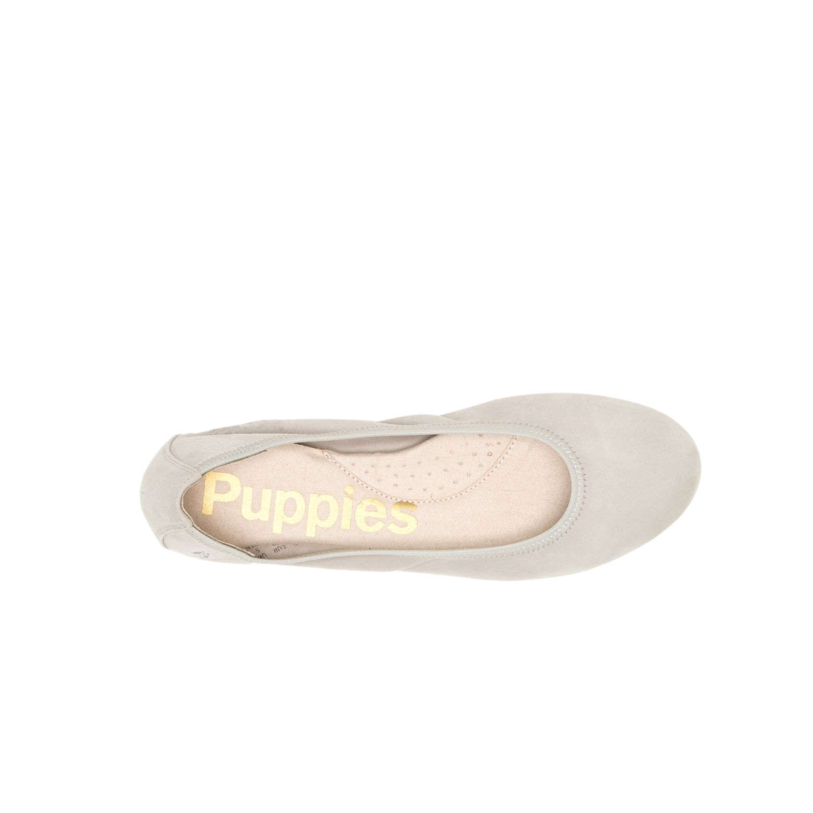 Soft Grey Suede Hushpuppies Factory Outlet Chaste Ballet Flat 2 | BNH209471