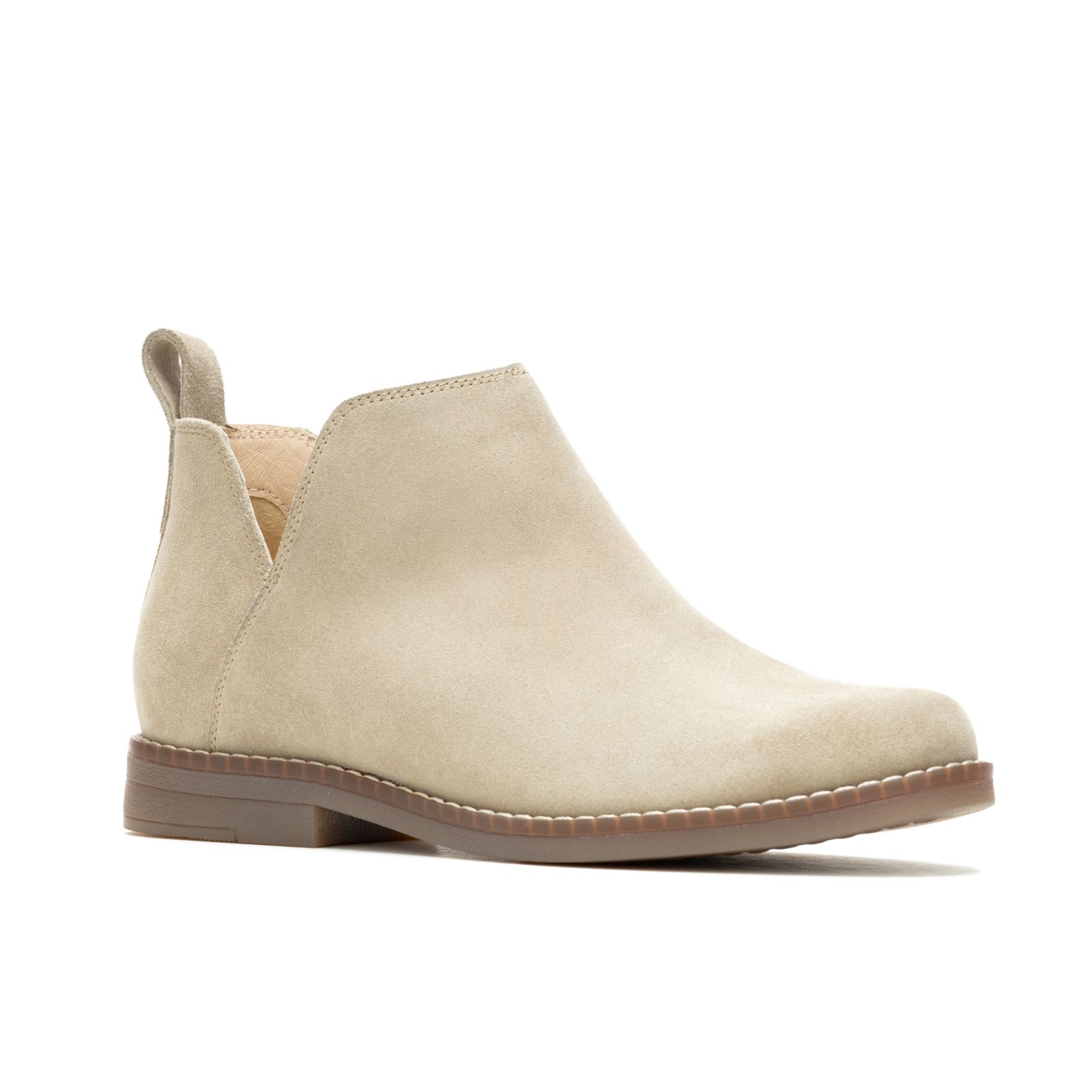 Taupe Suede Hushpuppies Factory Outlet Mazin Cayto Bootie | VDE342807