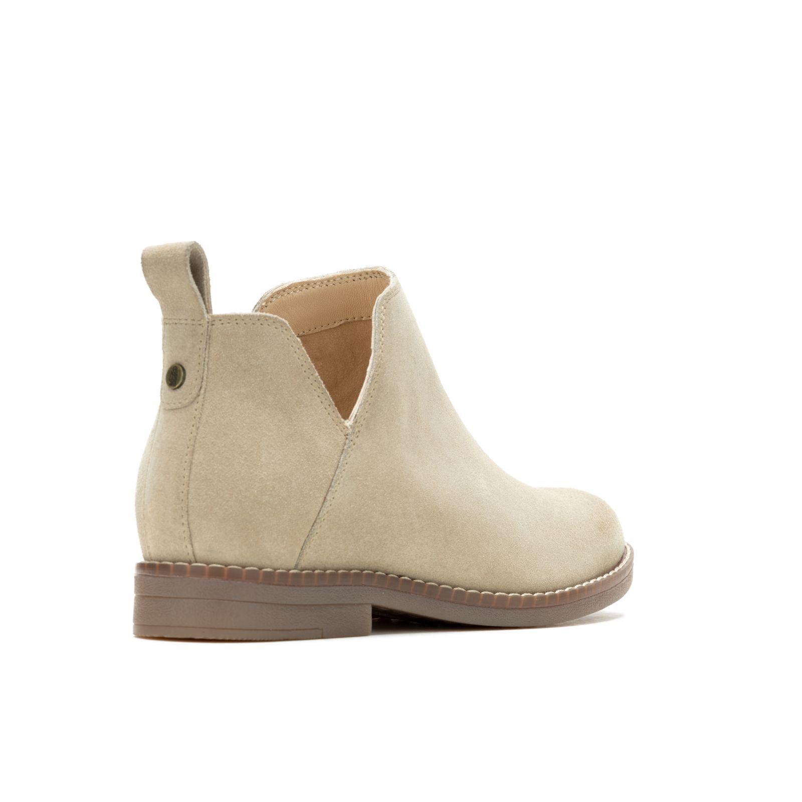 Taupe Suede Hushpuppies Factory Outlet Mazin Cayto Bootie | VDE342807